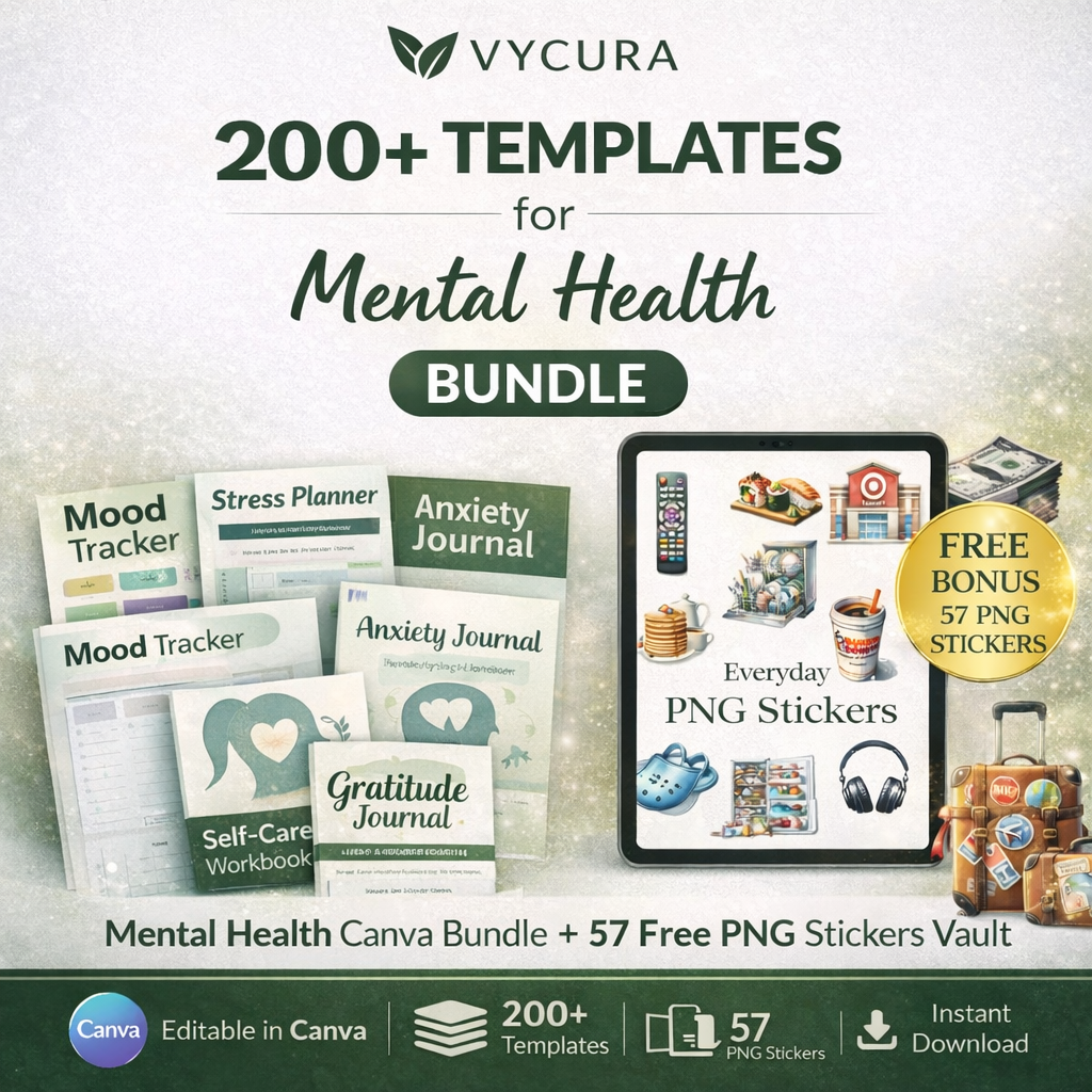 Mental Health Canva Bundle