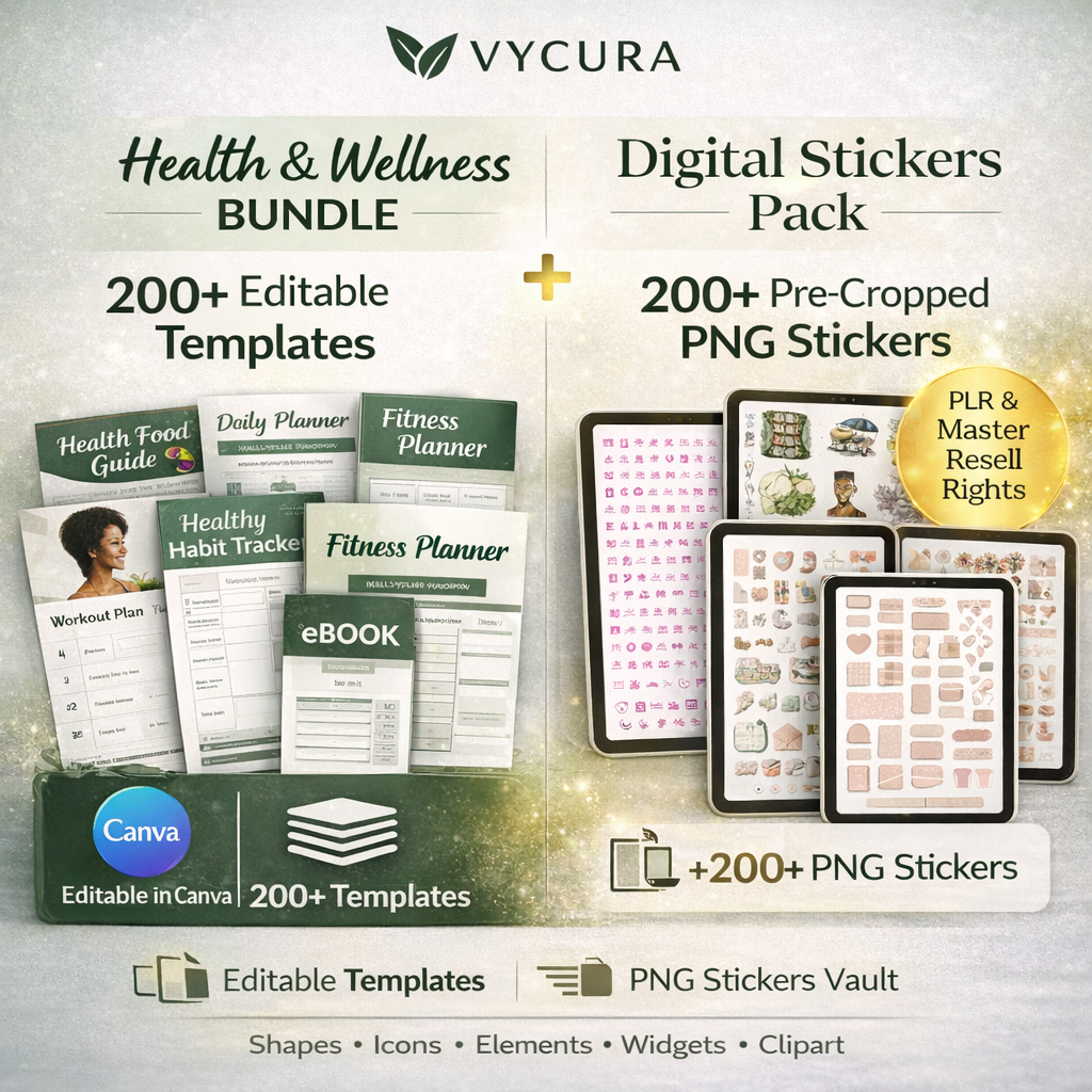 Health & Wellness Canva Bundle