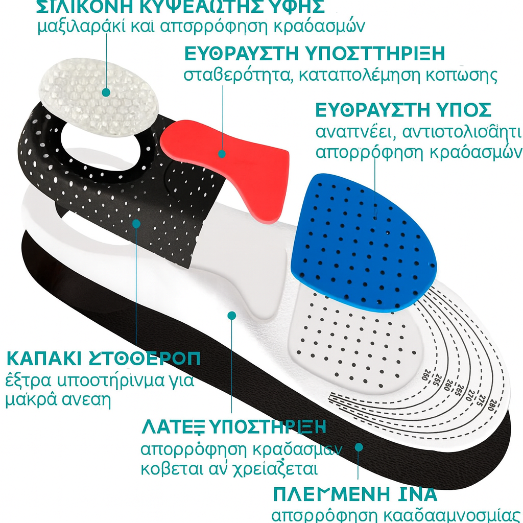 Comfortabele inlegzolen voor mannen